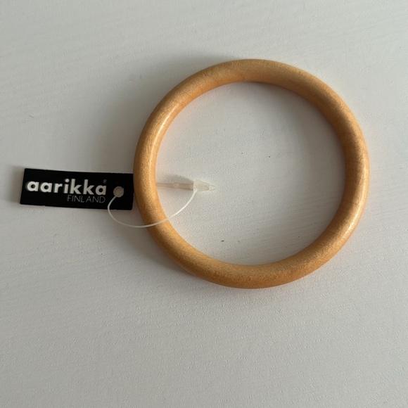 Aarikka Wooden Vintage Bracelet Bangle NWT - Picture 2 of 5